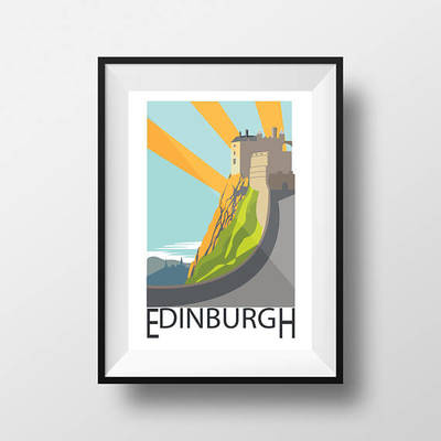 Edinburgh Castle The Jones Boys Edinburgh Print